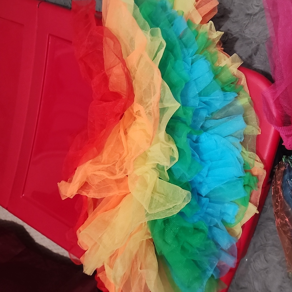 Adult Tutu Rainbow One Size